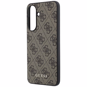 Guess HC PU 4G Classic Logo case with charm for Samsung Galaxy A37 brown