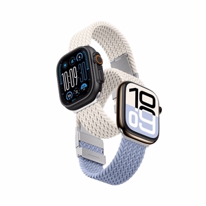 Комплект из 2 ремешков AmazingThing Blend для Apple Watch 45/46/49 мм - космический синий/звёздный