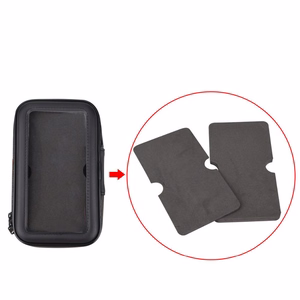 Dviračio telefono laikiklis vandeniui atsparus, universalus laikiklis dviračiams ir motociklams XL dydžio (maks. telefono dydis: 165 mm x 80 mm) - juodas (be vairo tvirtinimo)