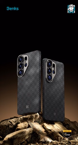 Benks Magnetic Armor Air Grid Kevlar чехол Metal Frame 600D (E050) для Samsung Galaxy S26 Ultra чёрный