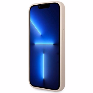 Guess GUHCP14X4GMGPI iPhone 14 Pro Max 6.7" розовый/розовый жесткий чехол 4G Большой металлический логотип