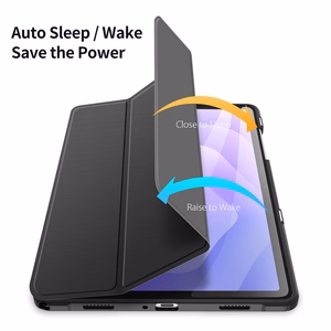 "Dux Ducis Toby" šarvuotas atlenkiamas dėklas, skirtas "Samsung Galaxy Tab A11 Plus/A9 Plus" - juodas