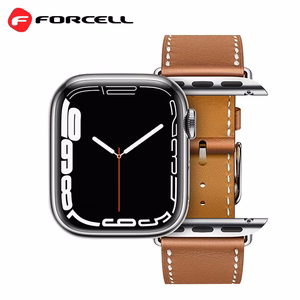 FORCELL F-DESIGN FA20 ekologiškos odos dirželis APPLE Watch 38 / 40 / 41 mm raudonas
