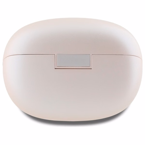 Guess Bluetooth ausinės GUTWST88MCTGP TWS + įkrovimo stotelė rožinės kapsulė spausdintas logotipas