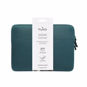 "Puro Slim Pocket" 13 colių nešiojamojo kompiuterio krepšys - žalias
