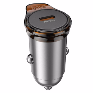 Įkroviklis automobilinis Hoco NZ16 30W (1xUSB-C) juodas