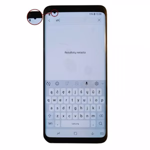 LCD ekranas suderinamas su Samsung G960 S9 su rėmeliu / Coral Blue / (Atnaujintas: Telemax) (Su defektais 300)