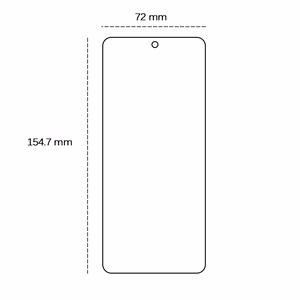 Закалённое стекло 2,5D Samsung Galaxy S24 Plus