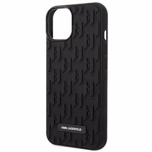 Karl Lagerfeld 3D Monogram dėklas telefonui iPhone 14 Plus - juodas