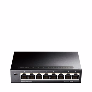 Cudy GS108 коммутатор Gigabit Ethernet 10/100/1000 чёрный