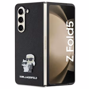 Karl Lagerfeld чехол для Samsung Z Fold 5 KLHCZFD5SAKCNPK (Saffiano K&C Pin) чёрный