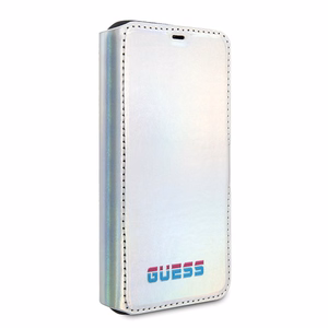 Guess GUFLBKN65BLD iPhone 11 Pro Max серебряный/серебряный книжка Iridescent
