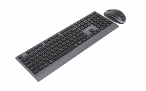 Gembird KBS-WPS-02-CYRL Dviejų režimų plonas belaidis stalinis rinkinys, 2.4G+BT, RU išdėstymas