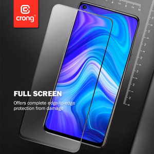 Гибридное защитное стекло Crong 7D Nano Flexible Glass 9H для Realme C11