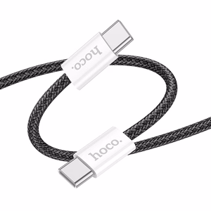 Кабель Hoco X104 60W USB-C на USB-C 2.0m чёрный