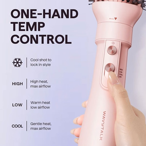Wavytalk Air Sculpt 5-in-1 plaukų formavimo prietaisas, rožinis