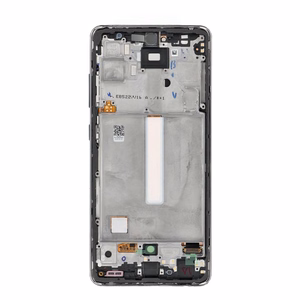 FIXCELL AMOLED LCD ekranas su rėmeliu, skirtas SAMSUNG A52 4G/5G, juodas (pakeistas stiklas)