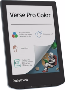 PocketBook Verse Pro Color elektroninių knygų skaityklė 6" E Ink Kaleido 3 16 GB Wi-Fi Stormy Sea (PB634K3-1-WW)