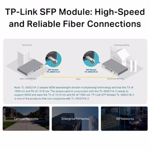 TP-LINK Omada Gigabit vienmodo WDM