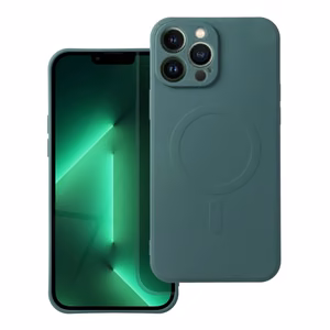 Чехол для Samsung S26 Ultra силиконовый Mag Cover совместимый с MagSafe зелёный