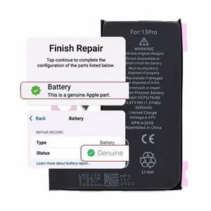 Battery Compatible With iPhone 13 Pro / Self-Diagnosable / Settings: Genuine /