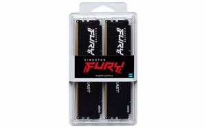 Kingston Technology FURY Beast 32GB 5600MT/s DDR5 CL40 DIMM (2 vnt. rinkinys) juodas