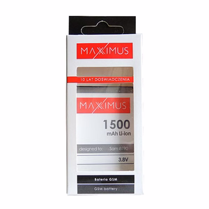 Baterija MAXXIMUS SAM i8190 S7560 1500 LION