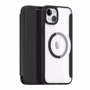 Чехол-кошелёк Dux Ducis Skin X Pro совместимый с MagSafe для Samsung S25 Edge чёрный