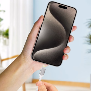 Кабель Blavec Raptor плетёный USB — Lightning 1,5A 2 м Apple CarPlay (CRA-UL15WS20) белый-серебристый