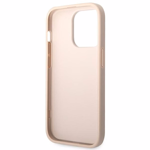 Guess GUHCP14X4GMGPI iPhone 14 Pro Max 6.7" розовый/розовый жесткий чехол 4G Большой металлический логотип