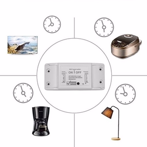 TUYA HS081355 1 kanalo Wi-Fi išmanusis jungiklis, 10 A, be galios matavimo
