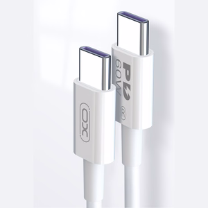 XO кабель NB-Q190B PD USB-C - USB-C 2,0м 60W белый