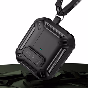 Tech-Protect X-Carbo dėklas AirPods Pro 1 / 2 - juodas