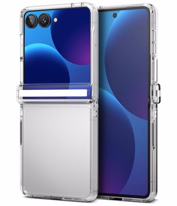 Ringke Fusion Flap dėklas, skirtas Samsung Galaxy Z Flip 8 – skaidrus