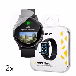 Wozinsky Pilno klijavimo grūdintas stiklas Garmin Vivoactive 5 (2 vnt.)