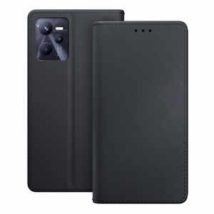 Чехол-кошелёк 3mk с откидной крышкой для Realme C35 - чёрный