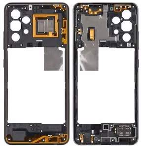 Originalus juodas Samsung A325 A32 4G vidurinis korpusas su garsiniu signalu (naudotas, B klasė)