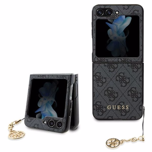 Dėklas telefonui Samsung Galaxy Z Flip 5 (4G Charms Collection) – pilkas
