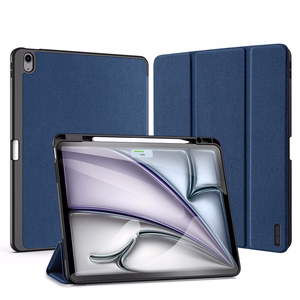 Dėklas Dux Ducis Domo Apple iPad Air 13 2024/iPad Air 13 2025 tamsiai mėlynas