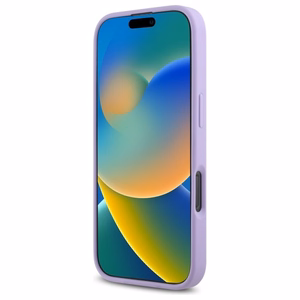 Guess Saffiano Magnetinis dėklas telefonui iPhone 16 Pro Max - violetinis