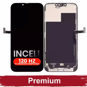 LCD ekranas suderinamas su iPhone 13 Pro Max, juodas (120Hz / INCELL / Premium) Removable IC