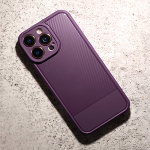 Simple Carbon dėklas telefonui iPhone 17 Air 6,6" violetinis