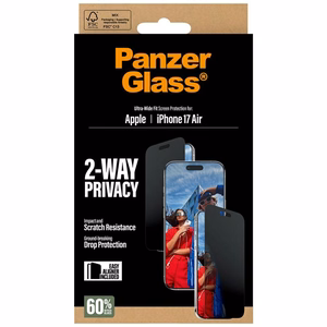 PanzerGlass Ultra-Wide Fit EasyAligner защитное стекло приватности для iPhone Air