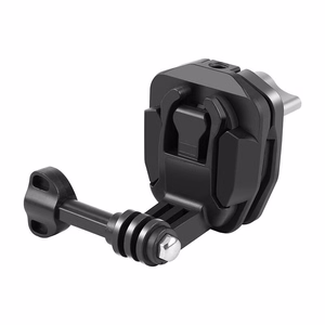 PULUZ motorcycle windshield clip for sports cameras (DJI Osmo Action 4, GoPro Hero 12, Insta360 Ace Pro / X4)(black)