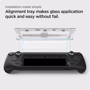 Spigen Glas.tR EZ Fit grūdintas stiklas skirtas Steam Deck