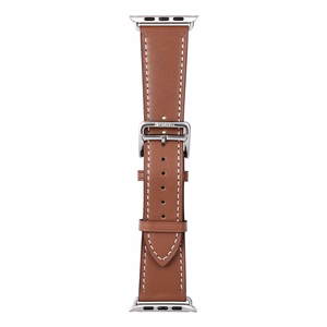 FORCELL F-DESIGN FA20 ekologiškos odos dirželis APPLE laikrodžiui 38 / 40 / 41 mm rudas