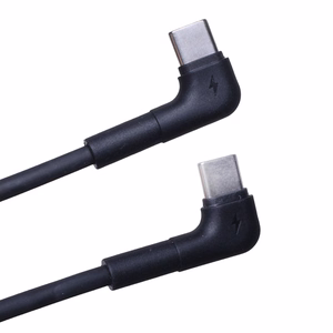 Maxlife MXUC-09 угловой кабель USB-C - USB-C 1,0 m 60W черный