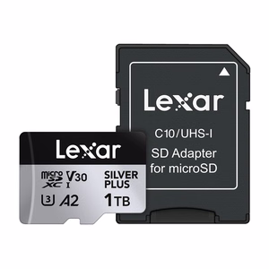 „Lexar High-Performance Silver Plus“ microSDXC atminties kortelė, 1 TB + adapteris