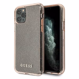 Guess GUHCN65PCGLPI iPhone 11 Pro Max розовый/розовый жёсткий чехол Glitter