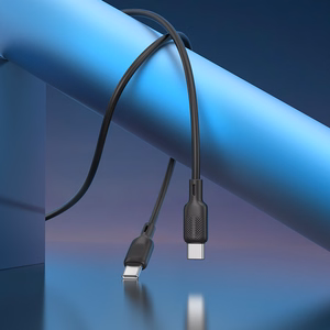 USB кабель Borofone BX113 60W USB-C to USB-C 2.0m черный